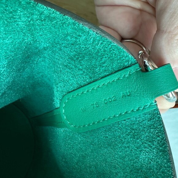 Hermès In the Loop 18 Vert Vertigo Handbag Clemence NEW w Receipt, Authentic - Picture 8 of 16
